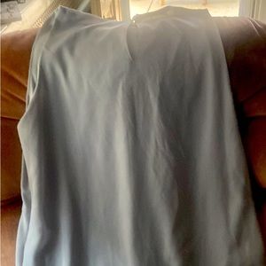 Gray sleeveless dress